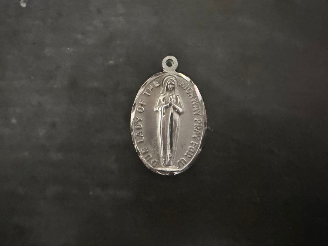 希少　ヴィンテージ　シルバー　925 アンティーク　ロザリオ　メダイ　アメリカ