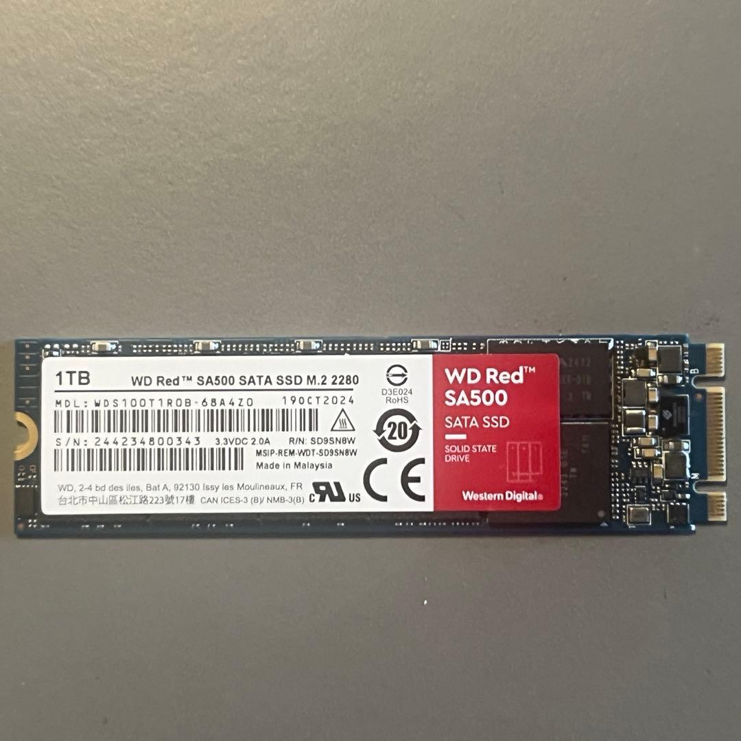 WD Red SA500 1TB 内蔵型SSD