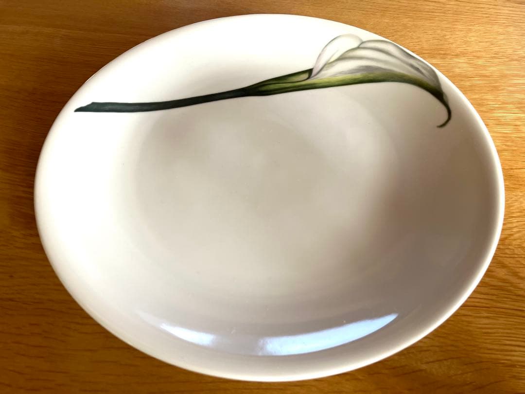 花柄陶器大皿6枚セット