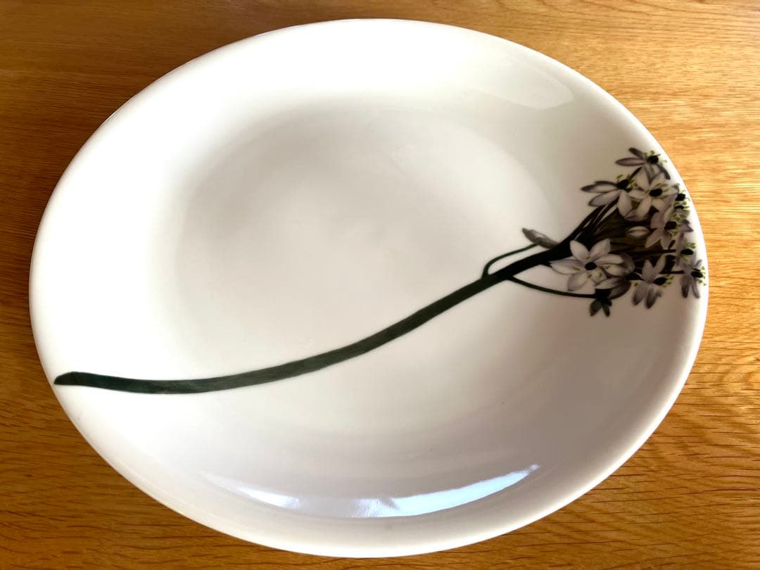 花柄陶器大皿6枚セット