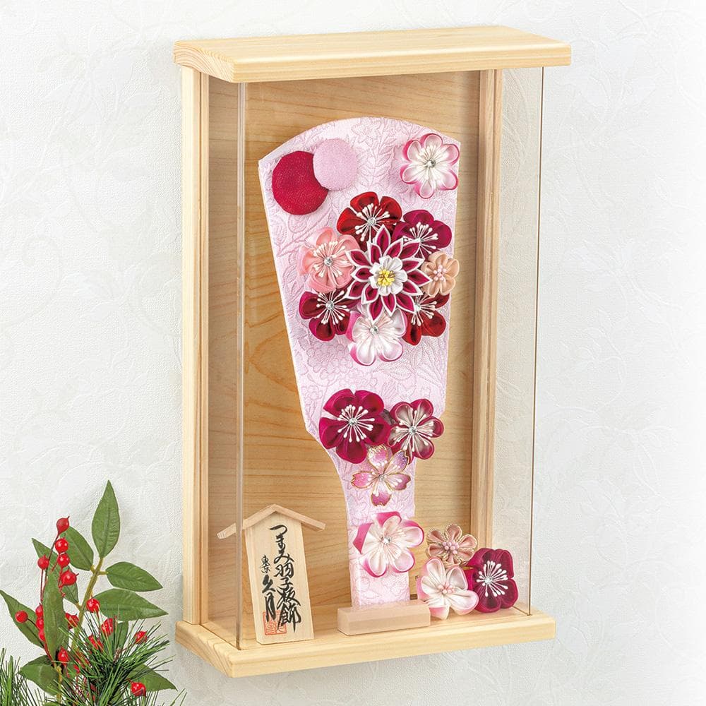 定価4.5万 久月 つまみ細工の羽子板飾り