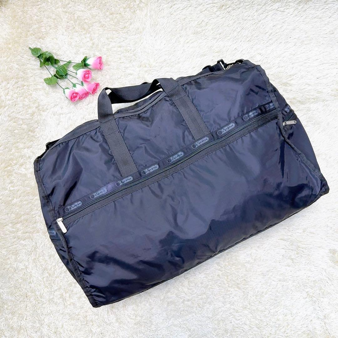 レスポートサック（LeSportsac）ボストンバッグ　黒　旅行　2way