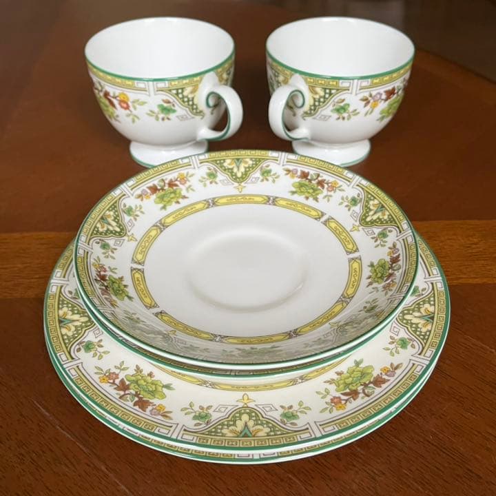 【希少品】ウェッジウッド★TAMARISK★トリオ　ペア