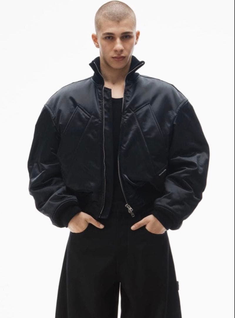 【alexander wang】 サティーンボンバージャケット M
