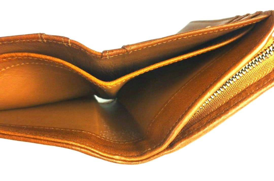 genten　ゲンテン　二つ折り財布 本革 レディース