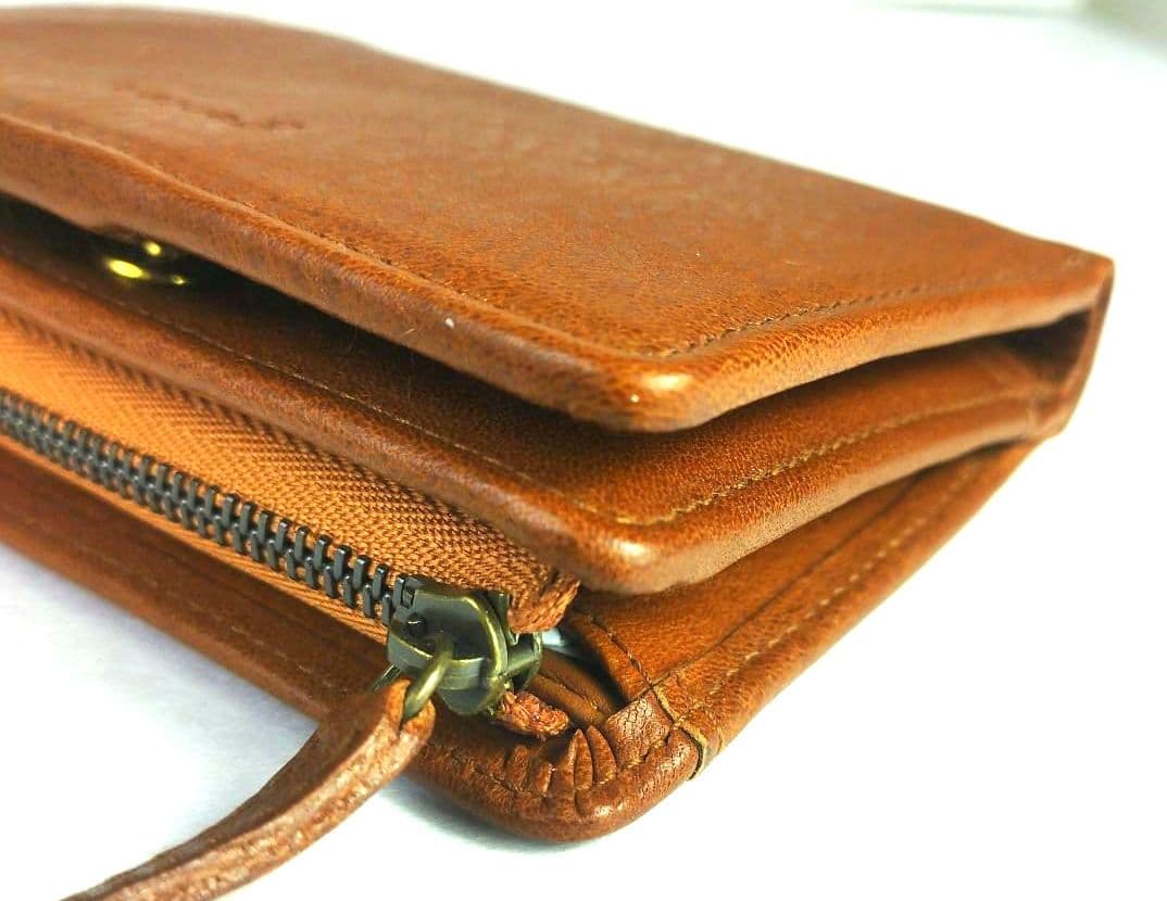 genten　ゲンテン　二つ折り財布 本革 レディース