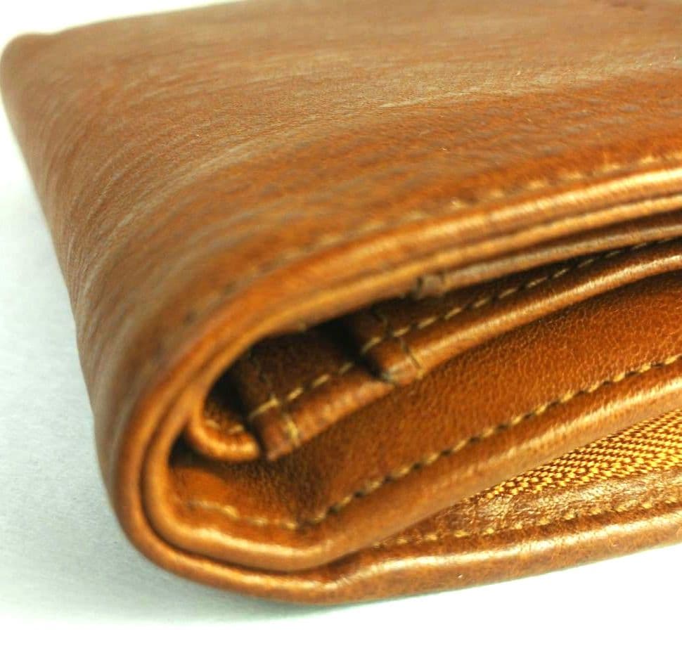 genten　ゲンテン　二つ折り財布 本革 レディース