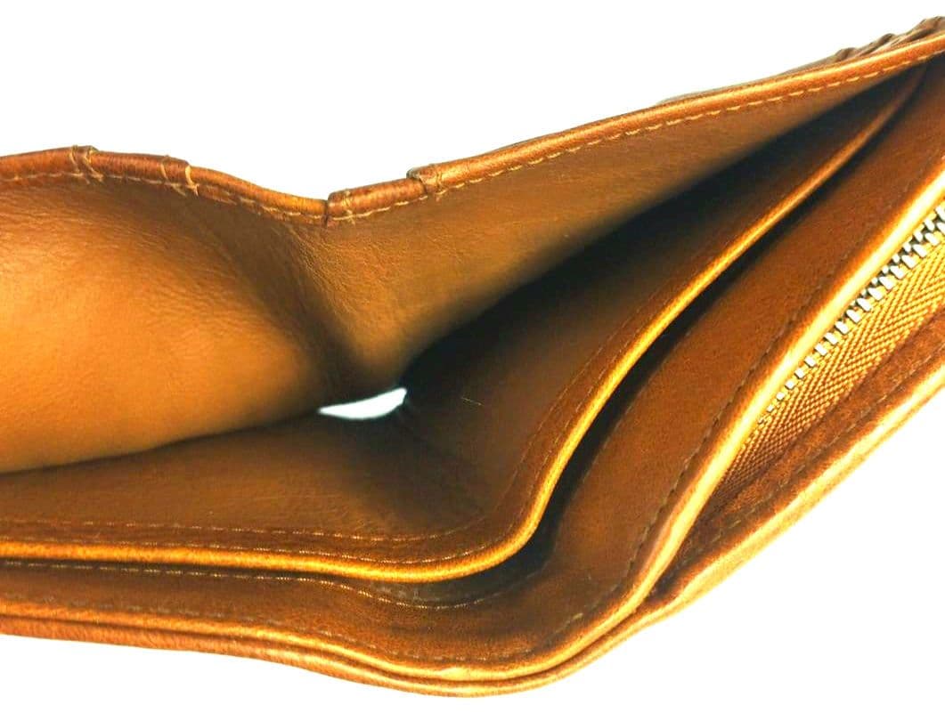 genten　ゲンテン　二つ折り財布 本革 レディース