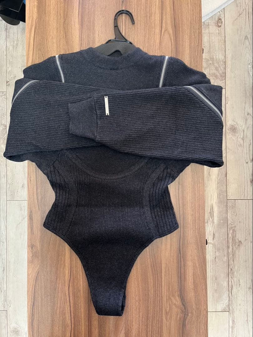 PRANK PROJECT トロンプルイユジップニットボディスーツ