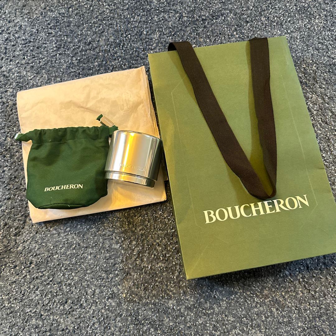 【BOUCHERON 】ロゴ入りポーチ、リングケース、ショッパーセット