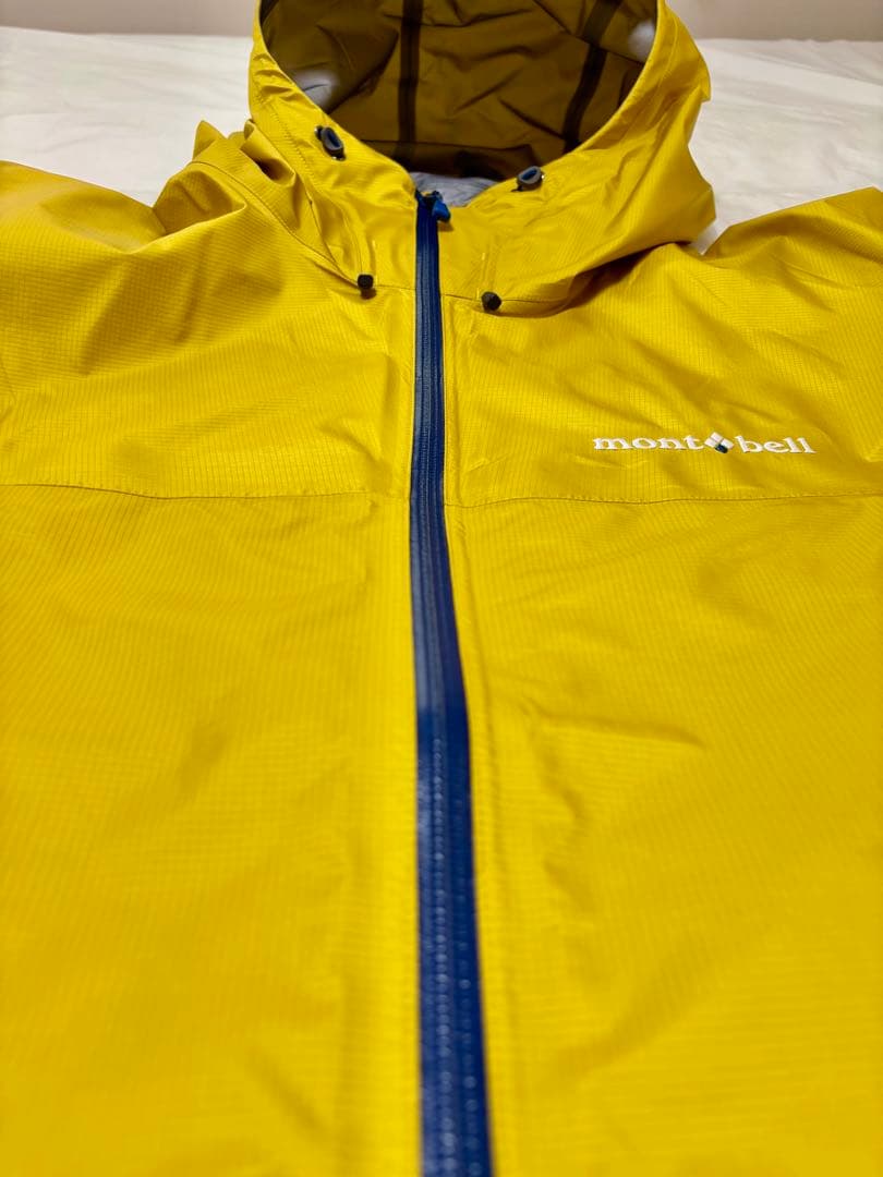 未使用！mont-bell ストームクルーザージャケット　イエロー　ゴアテックス