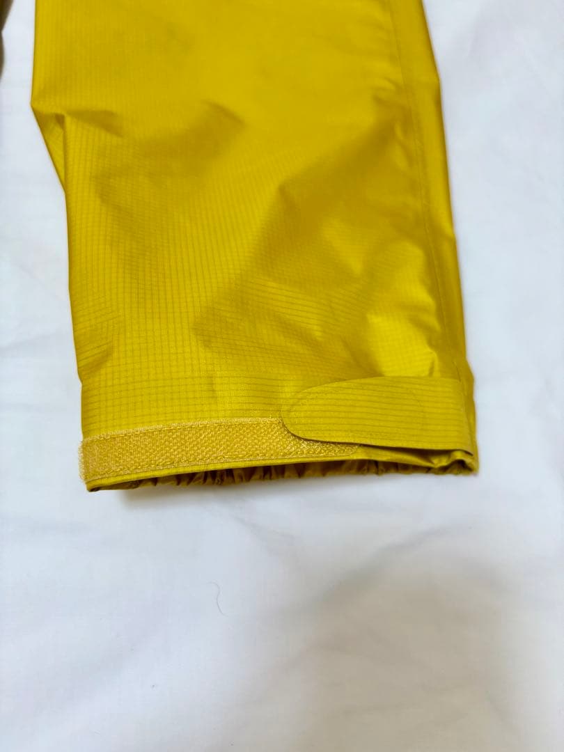 未使用！mont-bell ストームクルーザージャケット　イエロー　ゴアテックス