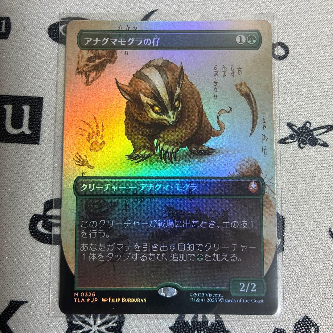 アナグマモグラの仔　ボーダーレスfoil