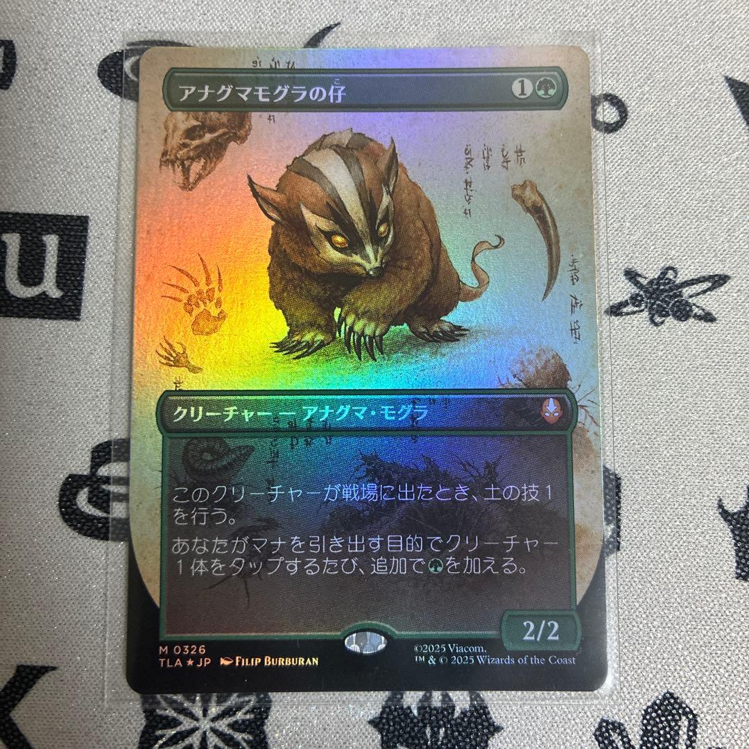 アナグマモグラの仔　ボーダーレスfoil