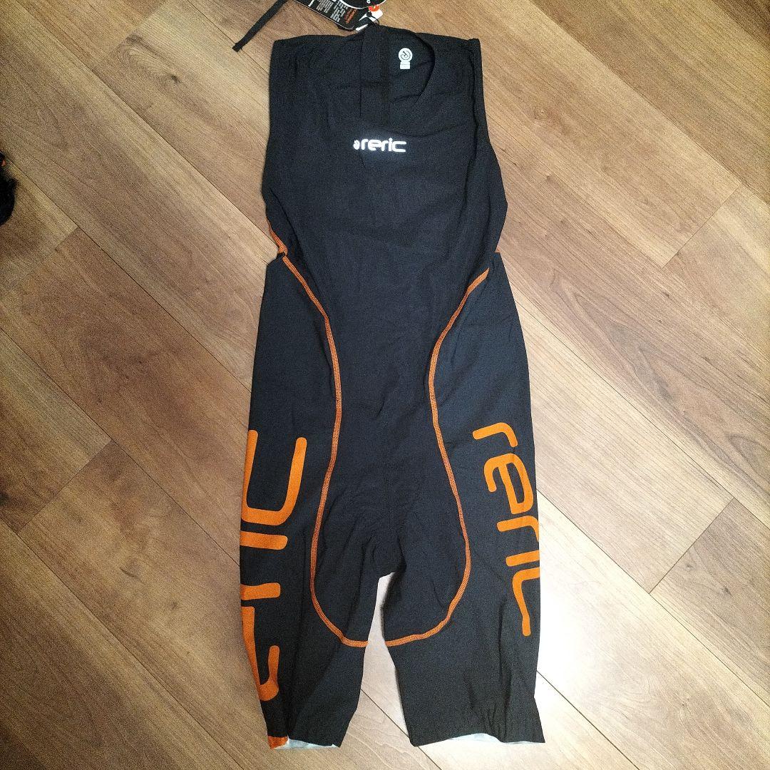 新品 メンズM レリック RERIC トライアスロン レース スーツ 黒オレンジ