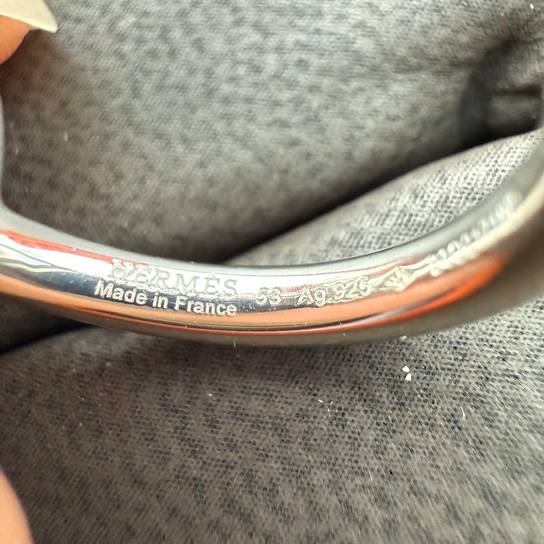 【新品】 エルメス クロワゼット 53 13号リング シルバー