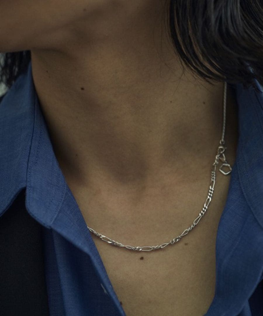 TEN.ネックレス SILVER925 シェードコンビチェーンネックレス