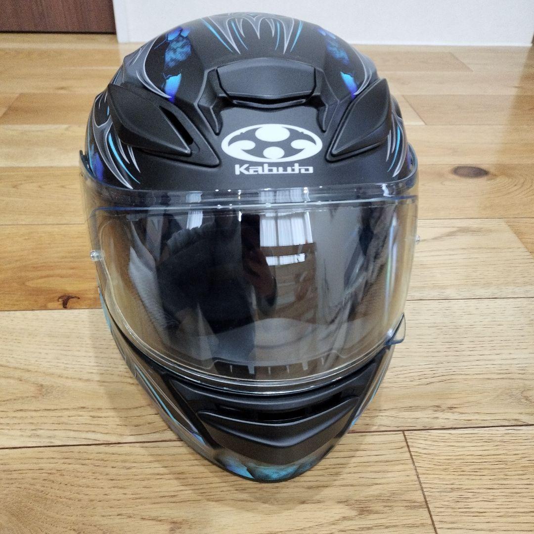 し*♪様 Kabuto SHUMA FLAME フルフェイスヘルメット 黒・青