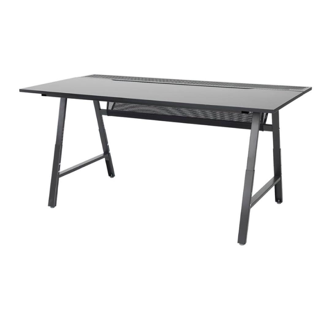 UTESPELARE パソコンデスク グレー 160cm