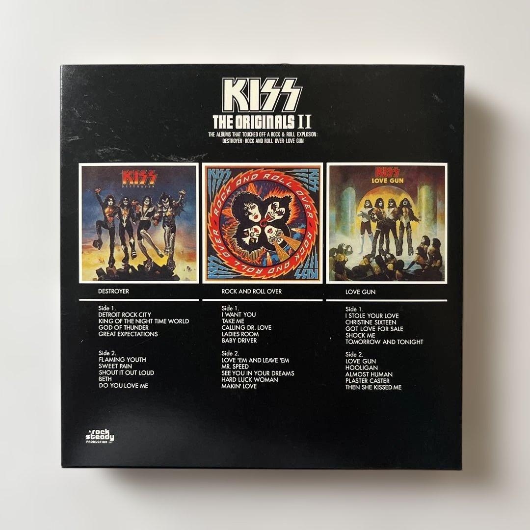 キッス/続・地獄の全貌〜地獄の軍団、地獄のロック・ファイアー、ラブ・ガン紙ジャケ