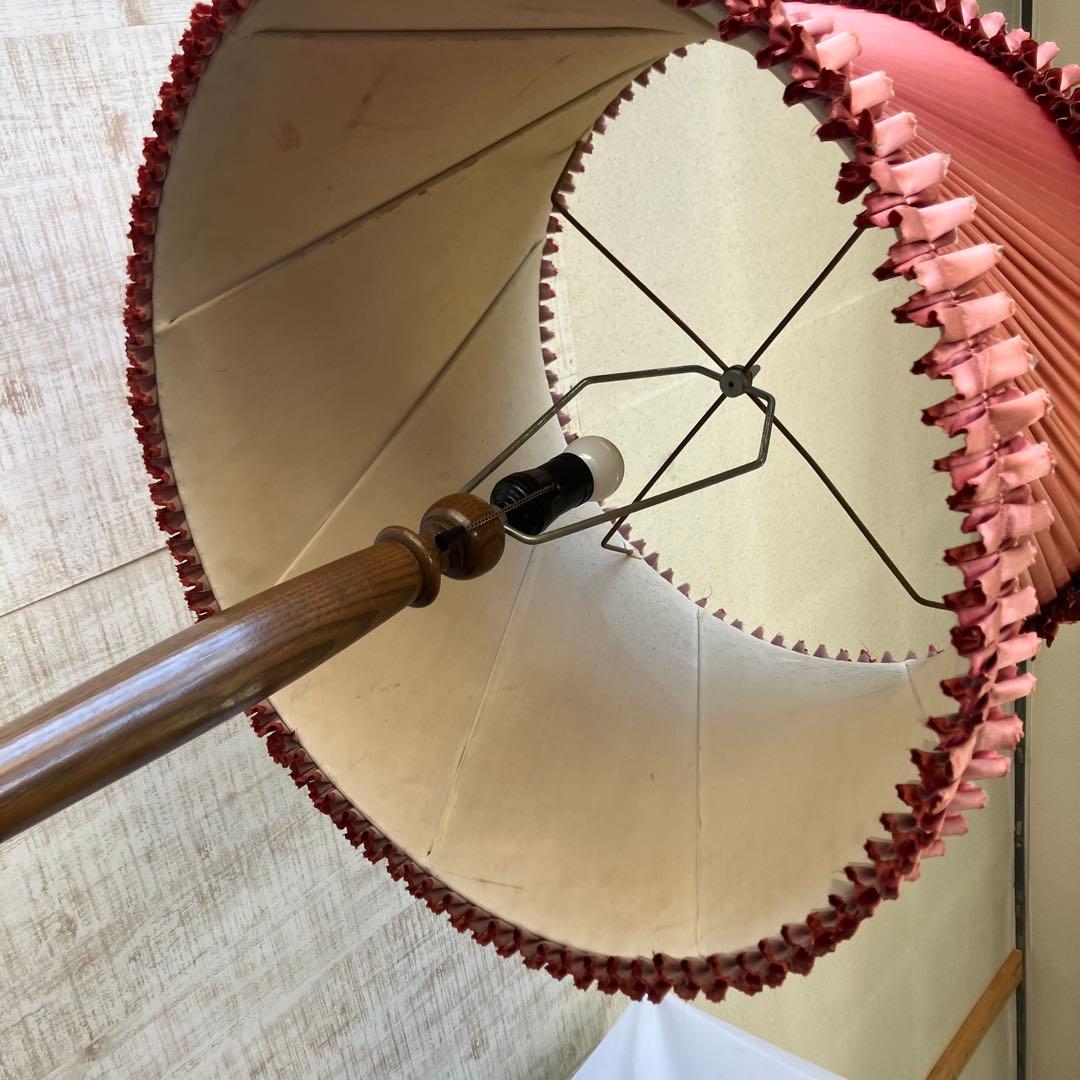 昭和レトロ スタンドライト シェードランプ フロアスタンド ヴィンテージ 古家具