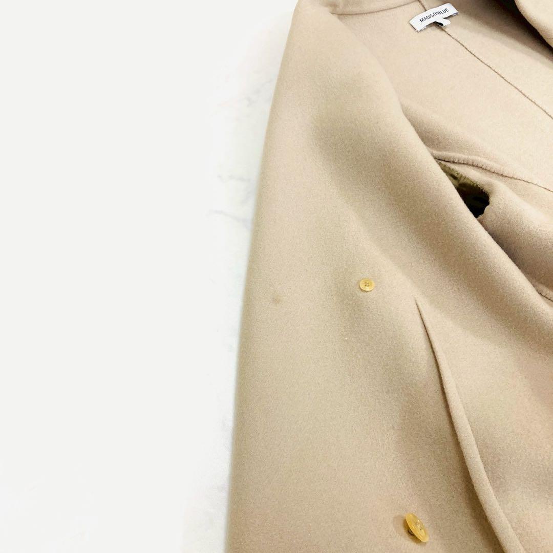 美品✨️マディソンブルー　パールボタンリバー　チェスターコート　ロング　S