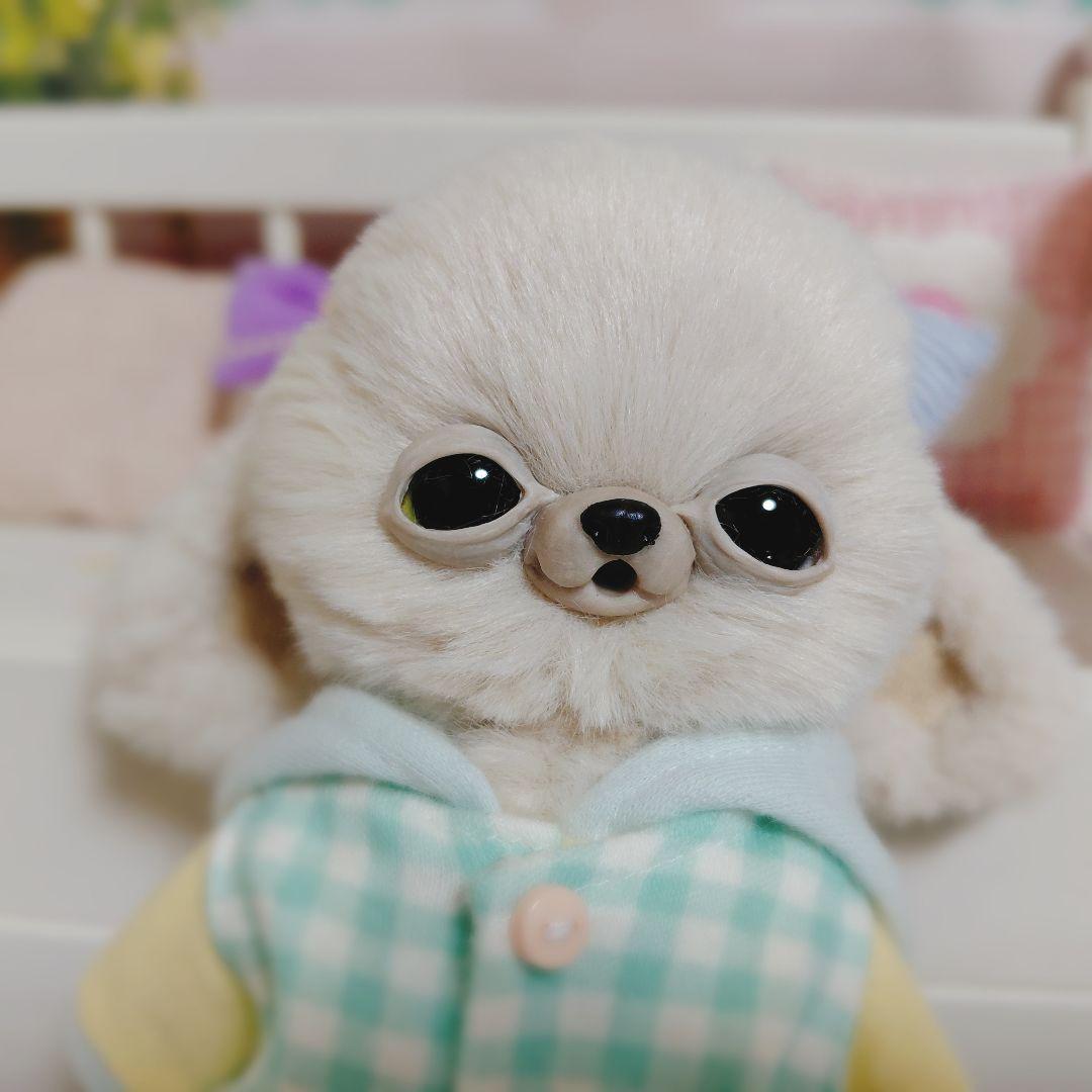 チワボボちゃん①　おしゃぶり付き　アートドール　ぬいぐるみ