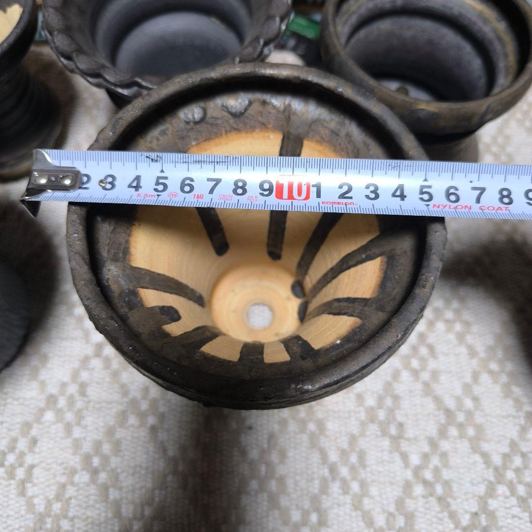 笠間焼 陶器鉢 陶炎祭 植木鉢 7個セット