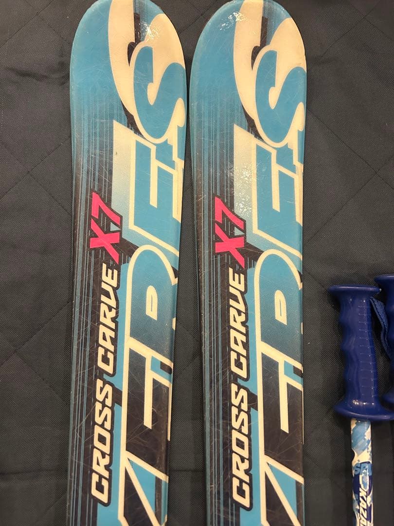 128 138 子供 スキーセット ジュニアスキー CROSS CARVE