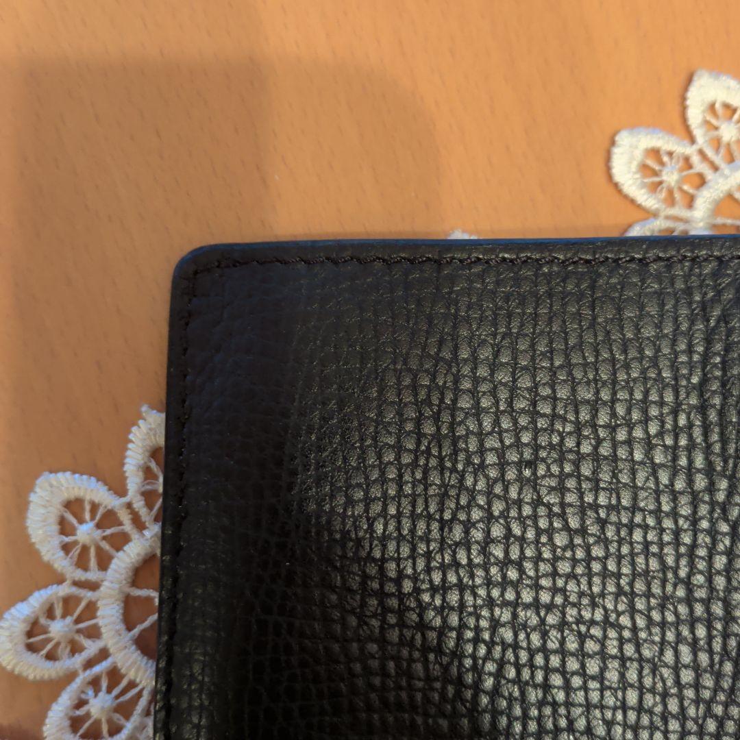 BURBERRY 黒 レザー 長財布