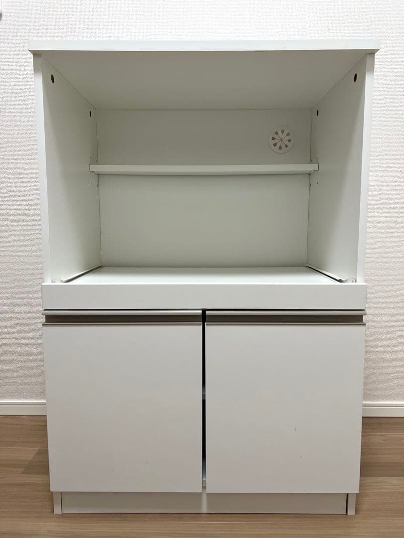 ニトリ　レンジ台 フォルムN RE9060WH　ホワイト　キッチン収納