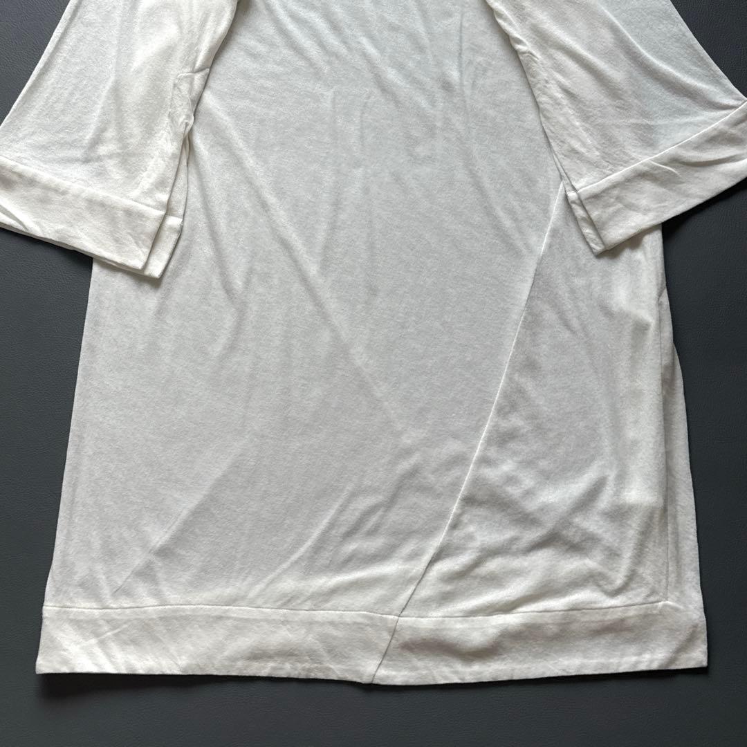 【美品】JULIUS ユリウス　カットソー　ロンT 白　ゆったり　日本製