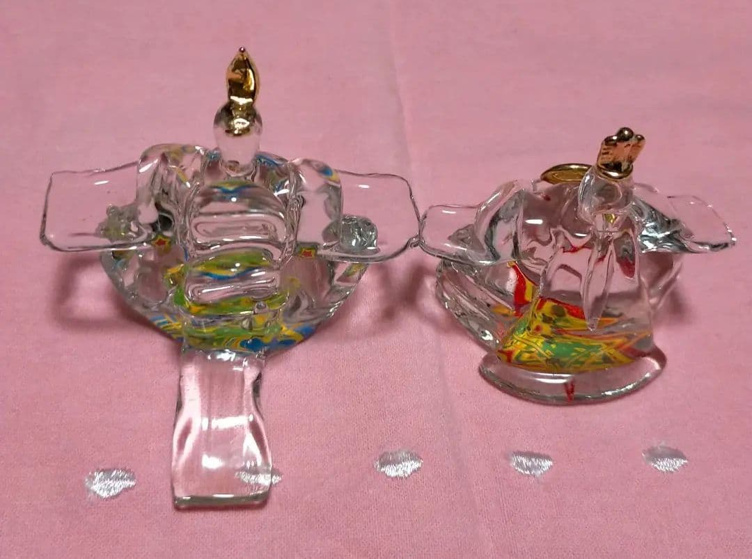 クリスタル　雛飾り