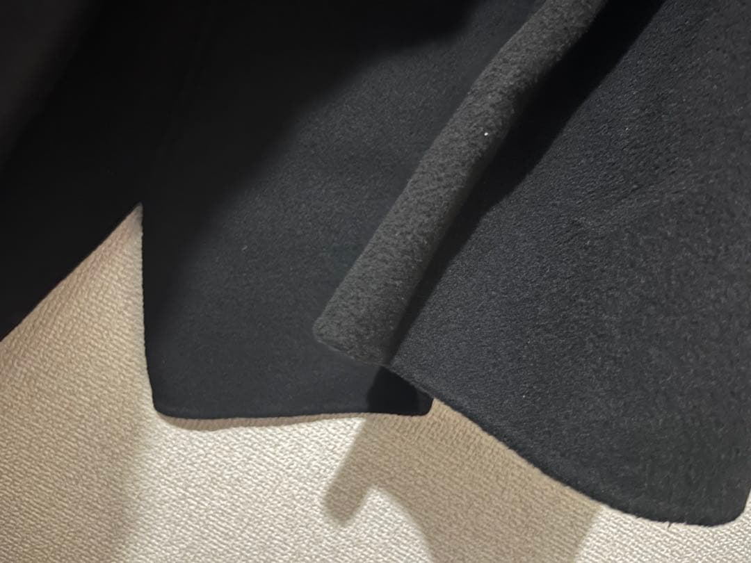 ATTACHMENT カシミア混ダブルフェイスビーバー フーデットコート