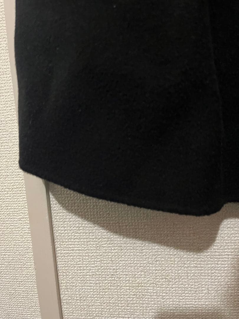 ATTACHMENT カシミア混ダブルフェイスビーバー フーデットコート