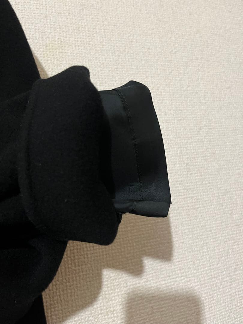 ATTACHMENT カシミア混ダブルフェイスビーバー フーデットコート