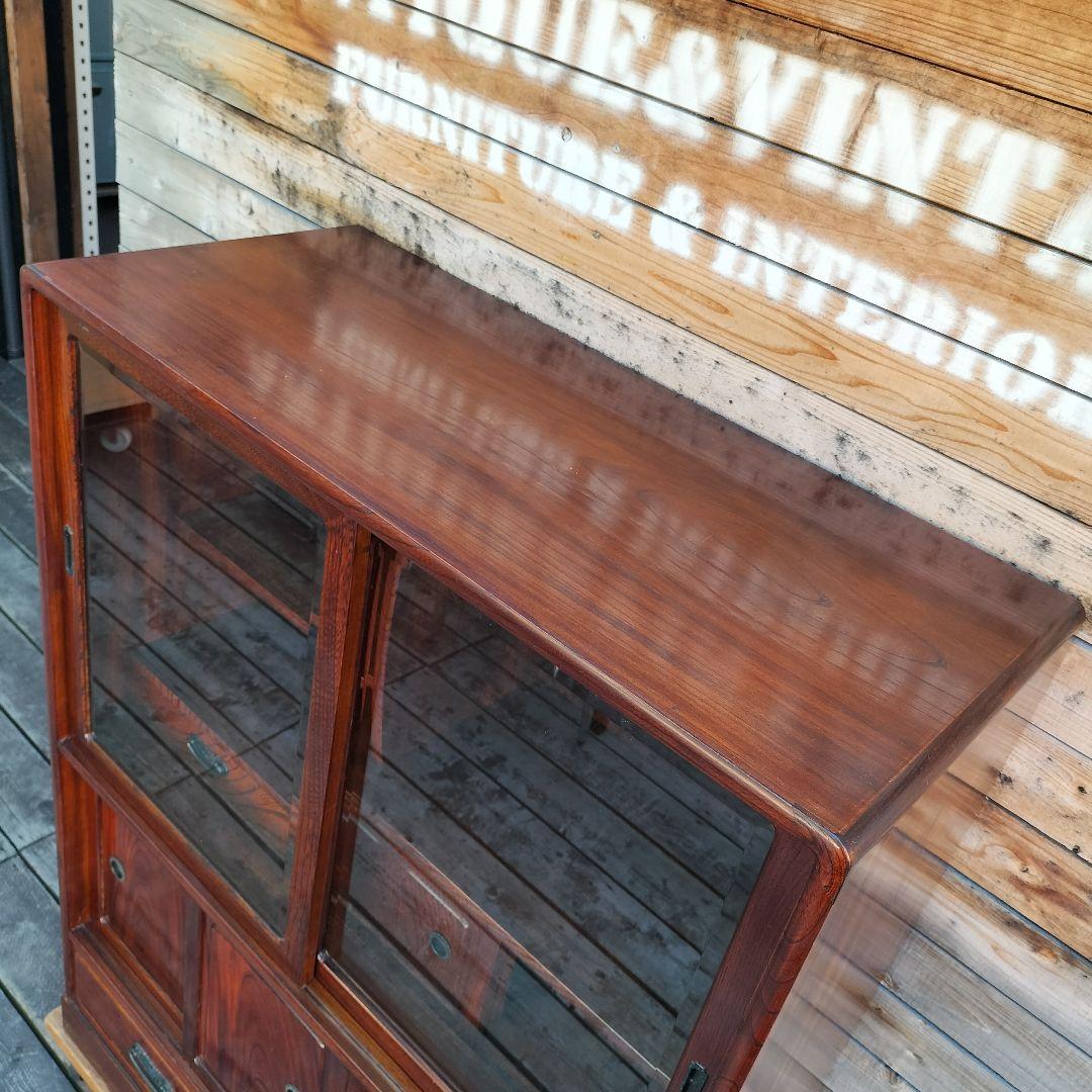 M♦ジャパンアンティーク　茶棚　茶箪笥