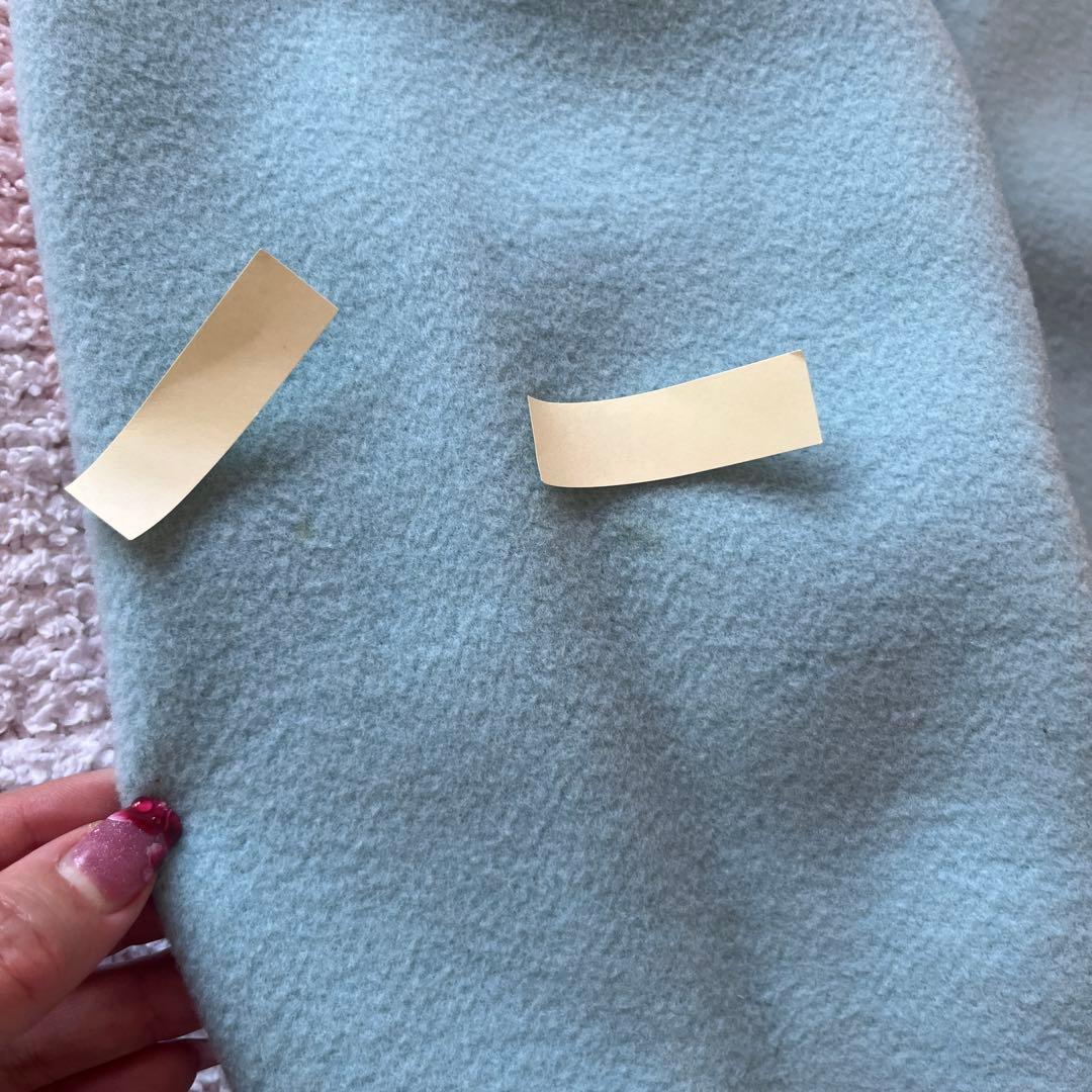 セルフォード　ロングコート　水色