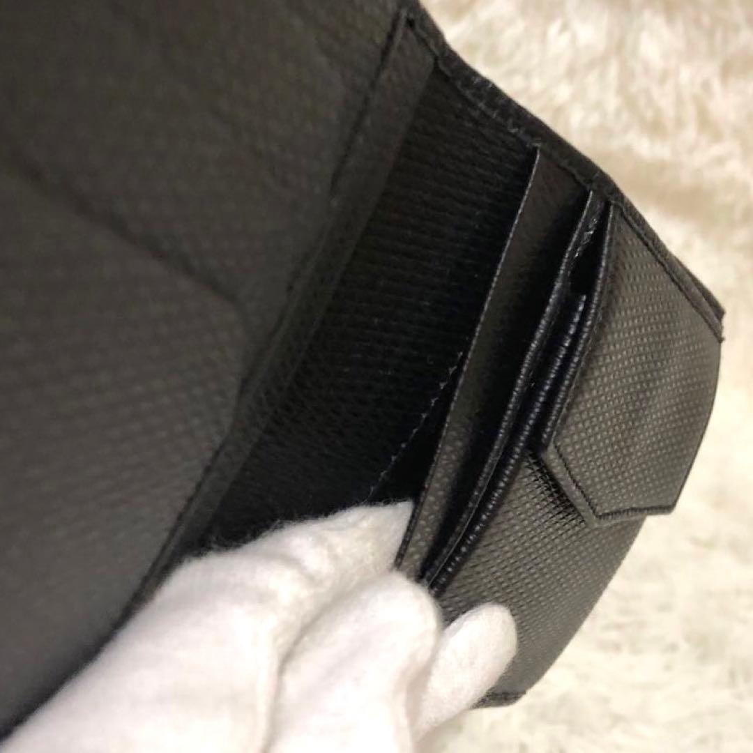 未使用✨ドルチェ&ガッバーナ ドルガバ レザー 二つ折り財布 ブラック