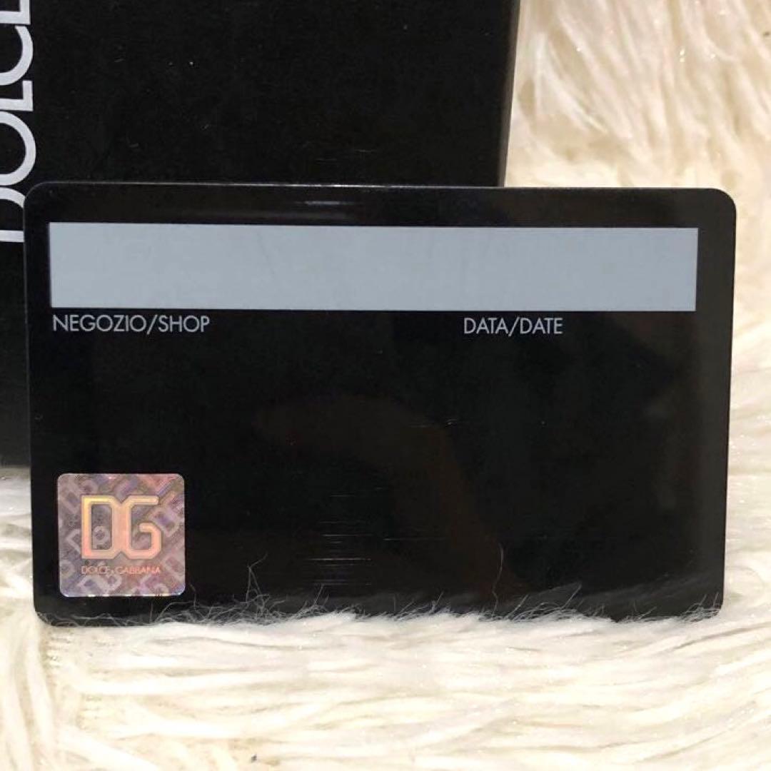 未使用✨ドルチェ&ガッバーナ ドルガバ レザー 二つ折り財布 ブラック