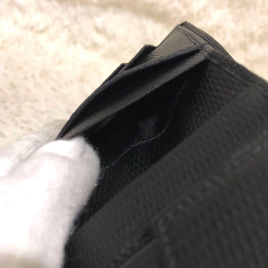 未使用✨ドルチェ&ガッバーナ ドルガバ レザー 二つ折り財布 ブラック