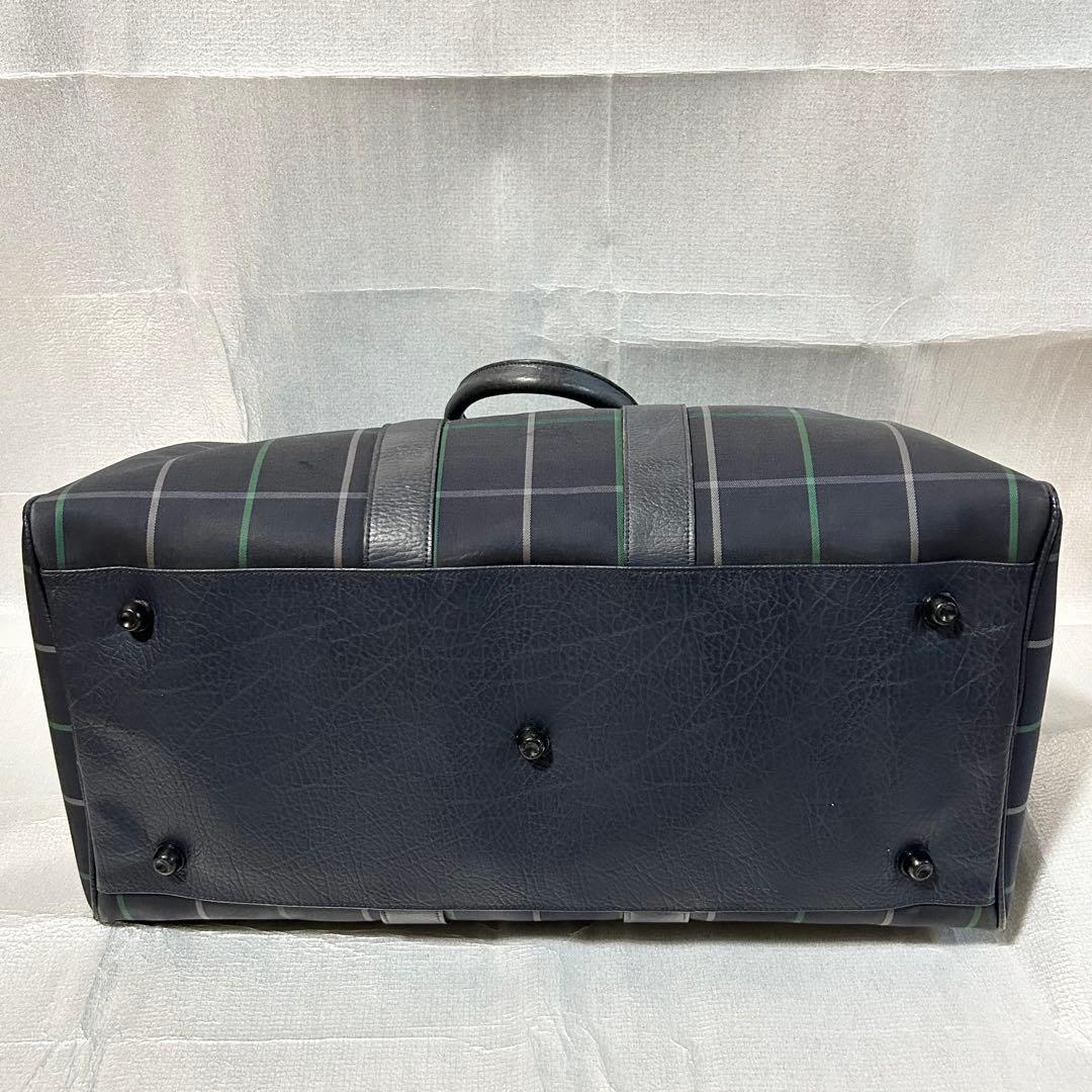 Burberrys バーバリー キャンバス チェック柄 ボストンバッグ トラベル