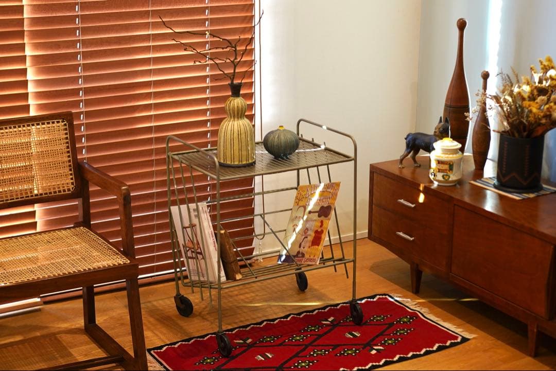 マシューマテゴ風ヴィンテージスチールラック