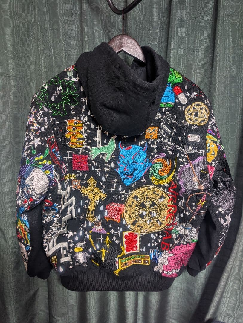 スケートボード AOI Embroidered Hooded Work Jacket