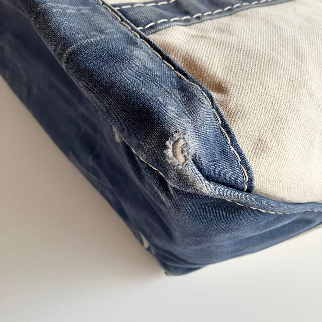 【80s】LL Bean トート バッグ ビンテージ / ギザタグ 2色タグ