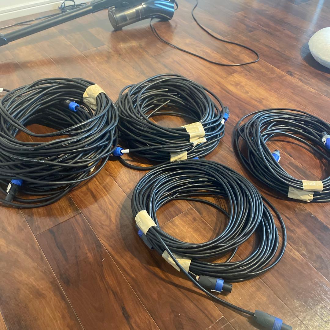 スピーカーケーブル 10.15.20.30m 6本