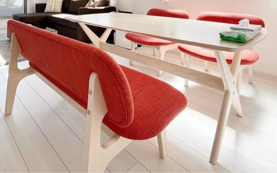 ニトリ　リビングダイニングテーブル4点セット①ダイニングテーブル