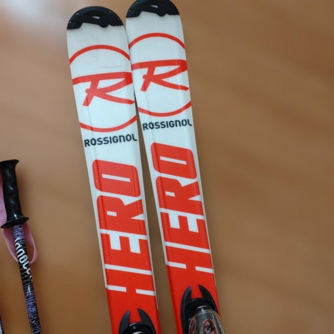 ROSSIGNOL HERO スキーセット140センチ