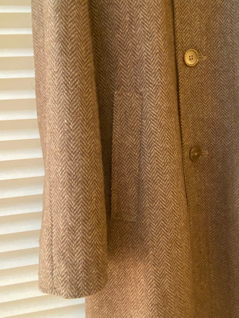 リバーシブル　バルカラーコート　ステンカラーコート