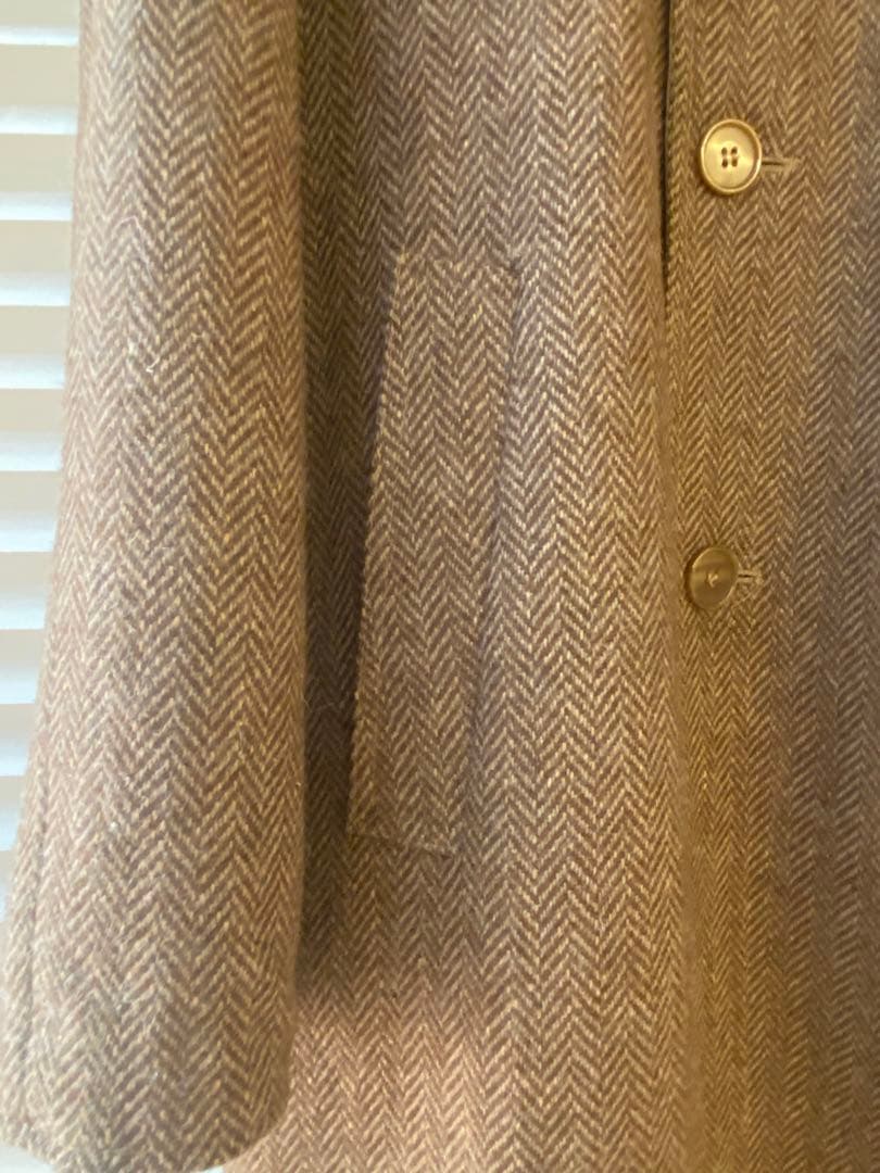 リバーシブル　バルカラーコート　ステンカラーコート